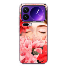 Чехлы (ART) Цветы на Xiaomi 17 Pro Max (VPrint) (Очі в квітах)