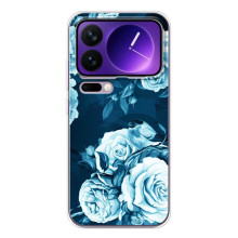 Чехлы (ART) Цветы на Xiaomi 17 Pro Max (VPrint) (Блактині бутони)