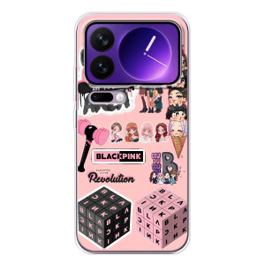 Чехлы с картинкой для Xiaomi 17 Pro Max – BLACK PINK коллаж