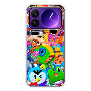 Чехлы Brawl Stars для Xiaomi 17 Pro Max (AlphaPrint)