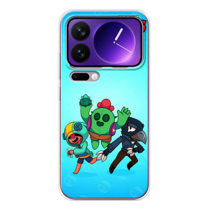 Чехлы Brawl Stars для Xiaomi 17 Pro Max (AlphaPrint)