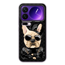 Чехлы с крутыми принтами для Xiaomi 17 Pro Max - (PREMIUMPrint) – Стильная собака