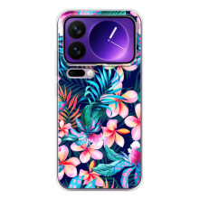 Чохол для Xiaomi 17 Про Макс - з принтом (Дизайнерські) (AlphaPrint) (Мальовничі квіти)