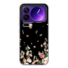 Чохол для Xiaomi 17 Про Макс - з принтом (Дизайнерські) (AlphaPrint) (Маленькі квіти)