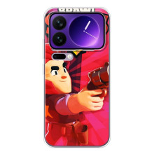 Чехол для Xiaomi 17 Pro Max Бравл Старс (VPrint) – Дуэлянт Кольт