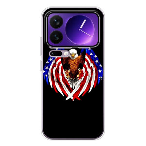 Чехол Флаг USA для Xiaomi 17 Pro Max – Крылья США