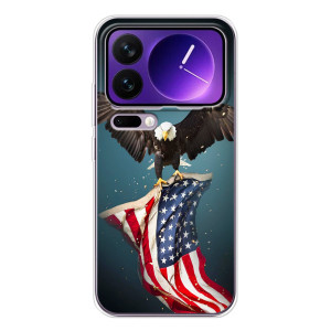 Чехол Флаг USA для Xiaomi 17 Pro Max – Орел и флаг