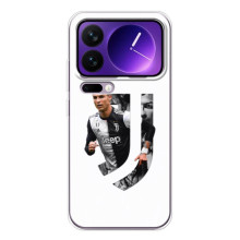 Чехол футболист Роналду для Шяоми 17 Про Макс – Роналду в Ювентусе