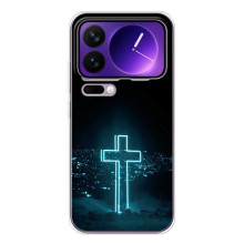 Чехол для Xiaomi 17 Pro Max (AlphaPrint) - (Христианские) – Крест и город