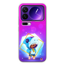 Чохол Бравл Старс для Xiaomi 17 Pro Max – Леон у костюмі Акули