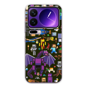 Чохол Майнкрафт на Xiaomi 17 Pro Max (AlphaPrint) Minecraft