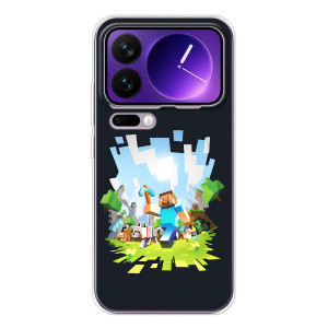 Чохол Майнкрафт на Xiaomi 17 Pro Max (AlphaPrint) Minecraft