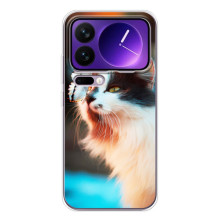 Чохол на Xiaomi 17 Про Макс з Котиками (VPrint) – Котик з метеликом