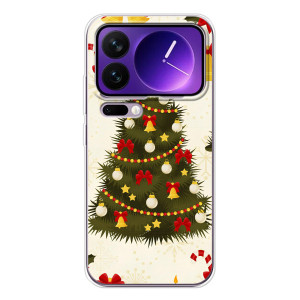 Чехол Новогодняя Елка на Xiaomi 17 Pro Max – Новогодний принт