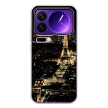 Чехол Эйфелева Башня для Xiaomi 17 Pro Max - (AlphaPrint) – Ночной Париж
