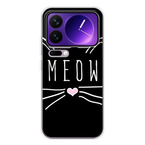 Бампер с изображением Котиков для Шяоми семнадцать Про Макс – КОТИК MEOW