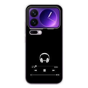 Чехол с картинками на черном фоне для Xiaomi 17 Pro Max – Плеер