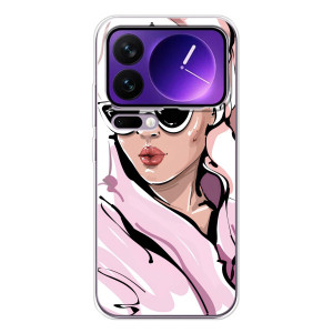 Чохол з картинкою Модні Дівчата Xiaomi 17 Pro Max – Дівчина в халаті