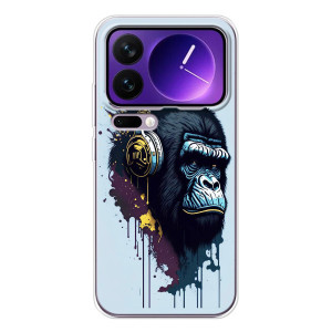 Чехол с Обезьянами Xiaomi 17 Pro Max - (AlphaPrint)