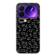 Чохол з принтом для Xiaomi 17 Pro Max (AlphaPrint) Модні коти (Маленькі котики)