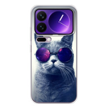 Чохол з принтом для Xiaomi 17 Pro Max (AlphaPrint) Модні коти (Стильний кіт)