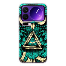 Чехол с птицами на Xiaomi 17 Pro Max (VPrint) – Сова с глазом