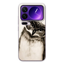 Чехол с птицами на Xiaomi 17 Pro Max (VPrint) – Сова