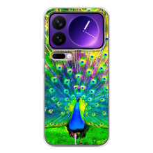 Чехол с птицами на Xiaomi 17 Pro Max (VPrint) – Яркий Павлин