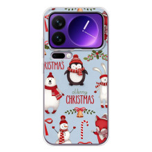 Чохол Санта Клаус для Xiaomi 17 Pro Max (Різдвяний)