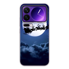 Чохол Санта Клаус для Xiaomi 17 Pro Max (Санта - місяць)