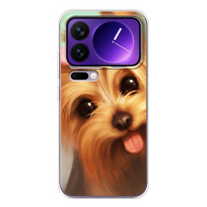 Чехол (ТПУ) Милые собачки для Xiaomi 17 Pro Max (Йоршенский терьер)
