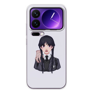 Чехлы Венсдей на Xiaomi 17 Pro Max Уэнсдей (AlphaPrint)