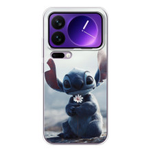 Чохол з малюнком Стіч для Xiaomi 17 Pro Max – Стіч з квіткою