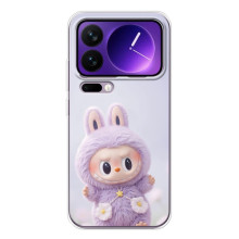 Чохол з принтом Лабубу для Xiaomi 17 Pro Max – Фіолетовий Лабубу