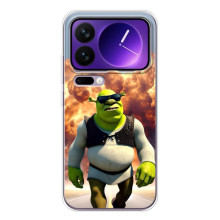 Друкований чохол з принтом Шрек для Xiaomi 17 Pro Max – Стильний Шрек