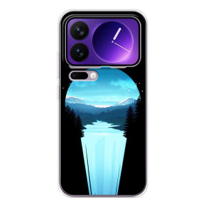 Літній Чохол на Xiaomi 17 Pro Max – Синій Водоспад