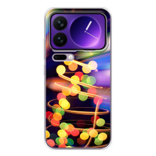 Новогодние Чехлы для Шяоми 17 Про Макс (VPrint) (Елка с гирлянд)