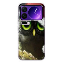 Новогодние Чехлы для Шяоми 17 Про Макс (VPrint) (Новогодняя Сова)