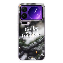 Новогодние, Праздничные Чехлы для Xiaomi 17 Pro Max - 2024 год – Hello winter