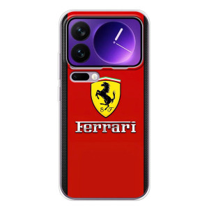 Силиконовый бампер с картинкой машины на Xiaomi 17 Pro Max – Ferrari Logo