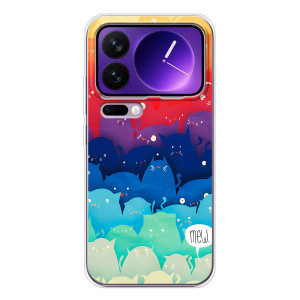 Силиконовый чехол с котиком для Xiaomi 17 Pro Max – Mew