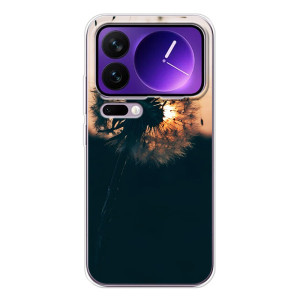 Силиконовый Чехол с одуванчиками на Xiaomi 17 Pro Max – Красивый одуванчик