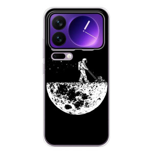 Силиконовый Чехол с принтом "Космонавты" на Xiaomi 17 Pro Max – Космонавт
