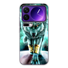 Защитные чехлы для Шяоми 17 Про Макс (AlphaPrint) (ХИТ продаж) ВОЛК (Яркий волк)