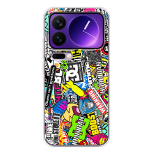 Яскраві Чохли з принтами для Xiaomi 17 Pro Max – Різне стікери