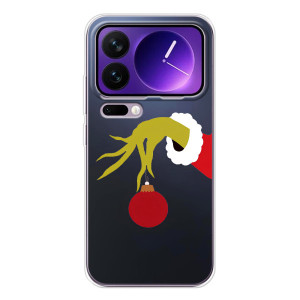 Зимні Чохли для Xiaomi 17 Про Макс - прозорий фон