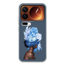 Чехлы (ART) Цветы на Xiaomi 17 Pro (VPrint) (Цветы на голове)