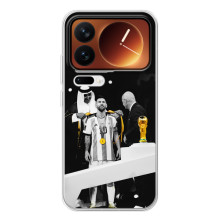 Чехлы для Xiaomi 17 Pro (Leo чемпион) (AlphaPrint) (Месси в накидке)