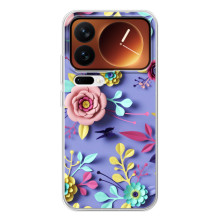 Чехлы с Цветами для Xiaomi 17 Pro (VPrint) (Цветочный дизайн)