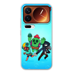Чехлы Brawl Stars для Xiaomi 17 Pro (AlphaPrint)